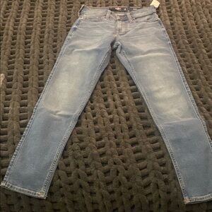 Hollister Skinny Jeans in Soft Blue
